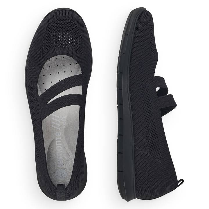 Remonte Artikelnummer R7102-01 remonte Damen Ballerinas tiefschwarz Räumungsverkauf
