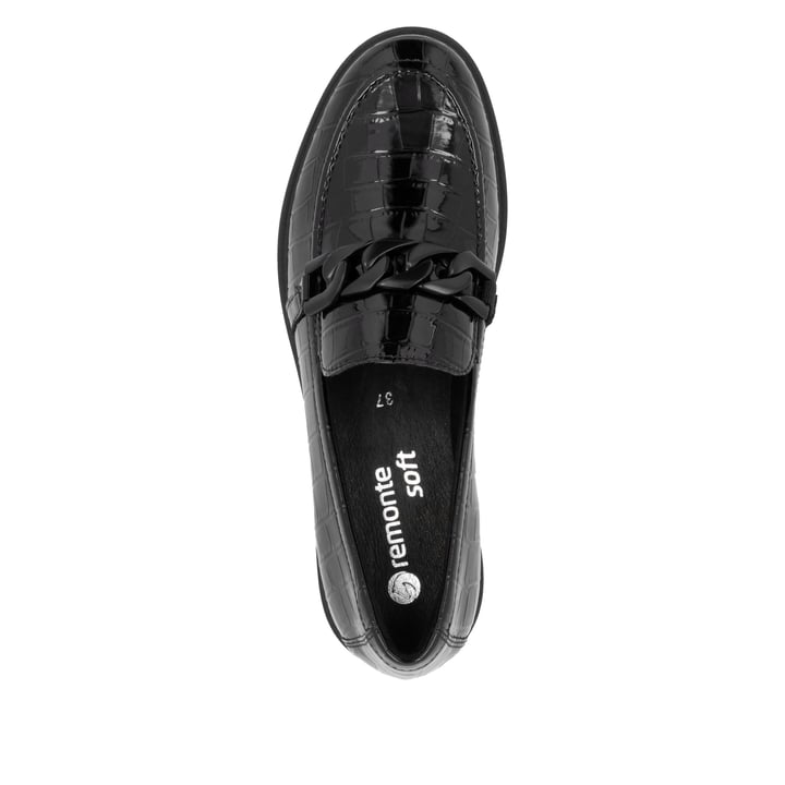 Remonte Artikelnummer D1U00-00 remonte Damen Loafers glanzschwarz Riesige Ersparnisse