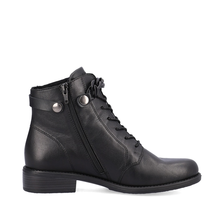 Remonte Artikelnummer D0F74-01 remonte Damen Biker Boots glanzschwarz Kostenloser Versand international