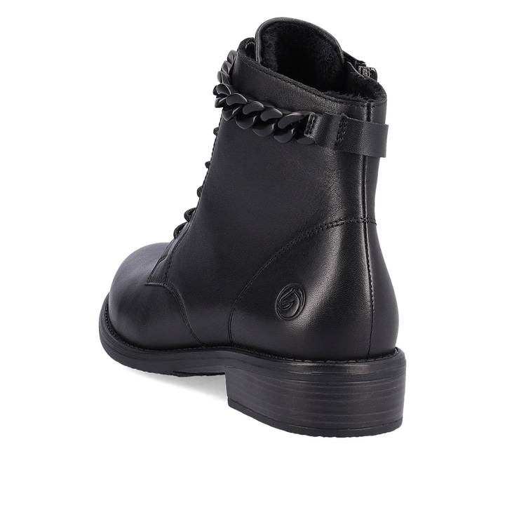 Remonte Artikelnummer D0F74-01 remonte Damen Biker Boots glanzschwarz Kostenloser Versand international