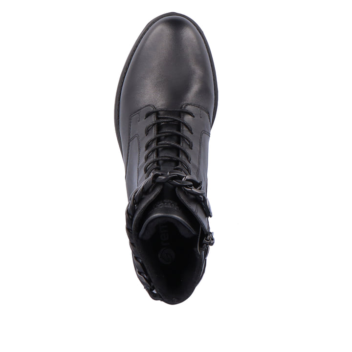 Remonte Artikelnummer D0F74-01 remonte Damen Biker Boots glanzschwarz Kostenloser Versand international
