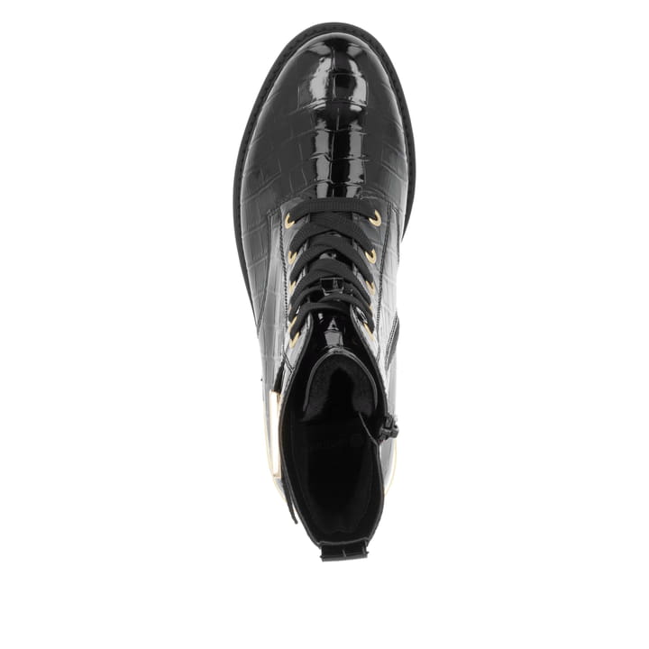 Remonte Artikelnummer D8683-00 remonte Damen Schnürstiefel lackschwarz Auslauf