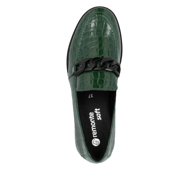 Remonte Artikelnummer D1U00-54 remonte Damen Loafers grasgrün Schlussverkauf