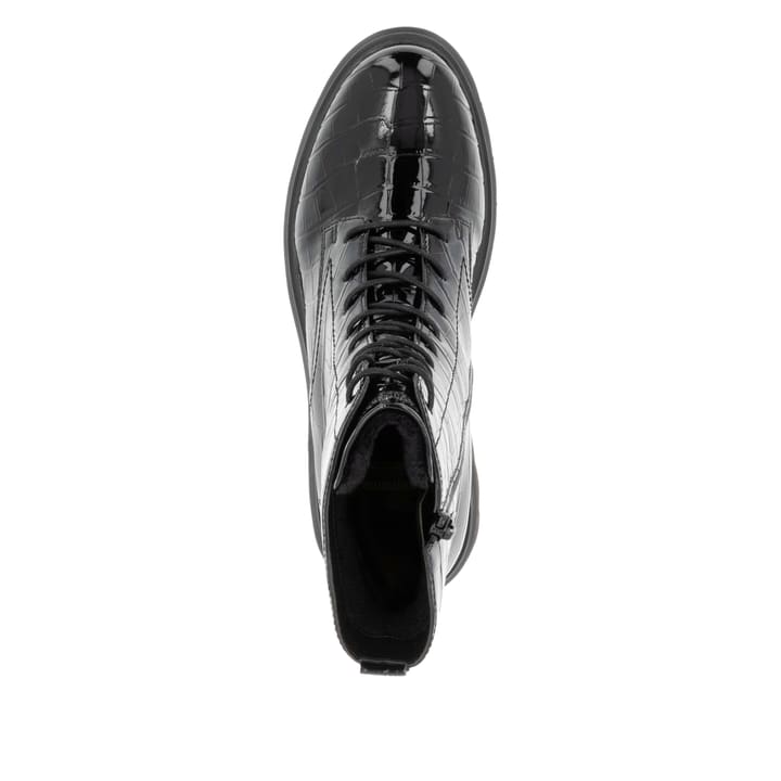 Remonte Artikelnummer D1W72-02 remonte Damen Schnürstiefel glanzschwarz Fabrikverkauf