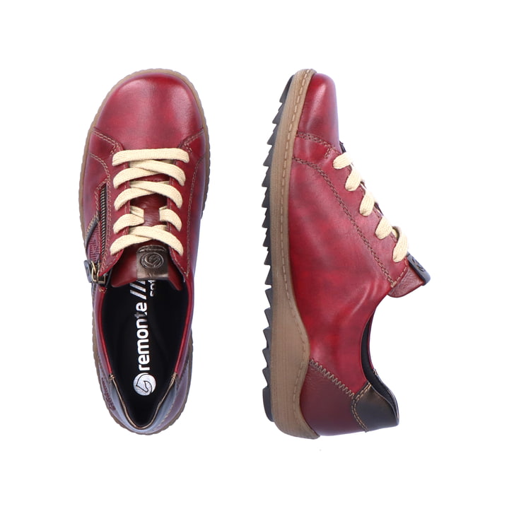 Remonte Artikelnummer R1426-35 remonte Damen Schnürschuhe himbeerrot Limitierter Zeitrabatt