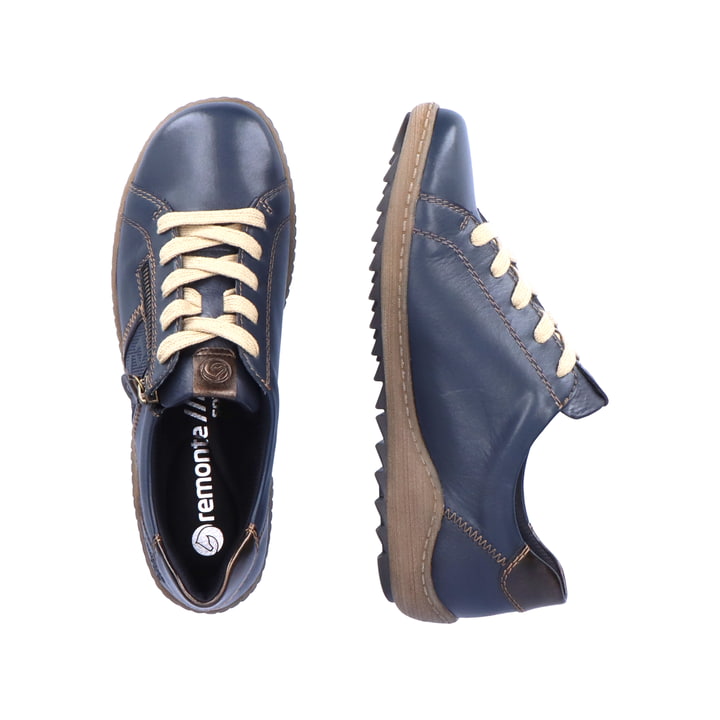 Remonte Artikelnummer R1426-15 remonte Damen Schnürschuhe schieferblau Fabrikpreis