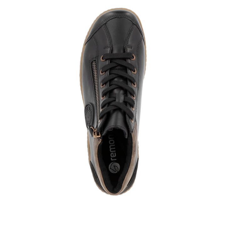 Remonte Artikelnummer R1477-03 remonte Damen Schnürschuhe stahlschwarz Rabatt