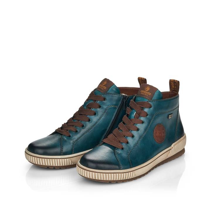 Remonte Artikelnummer D0771-12 remonte Damen Schnürschuhe pazifikblau