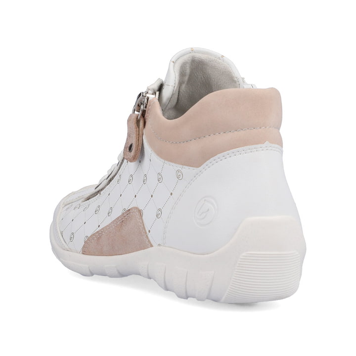Remonte Artikelnummer R3496-80 remonte Damen Schnürschuhe reinweiß-altrosa Begrenztes Angebot