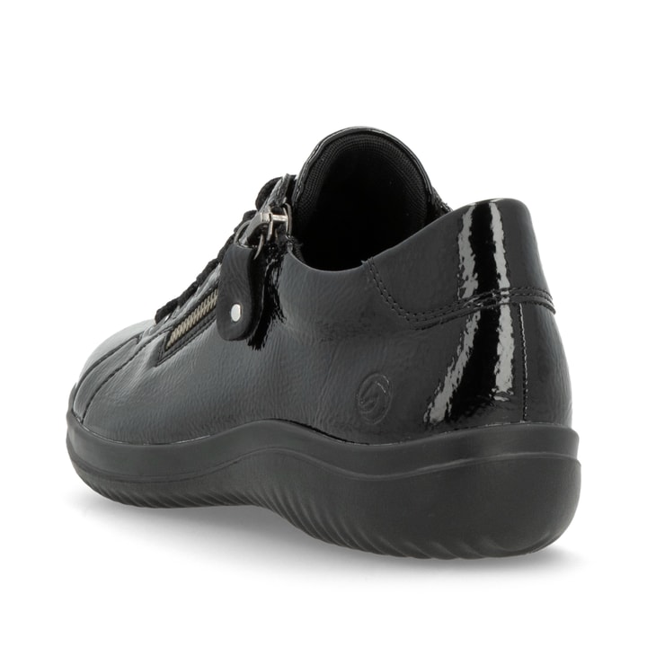 Remonte Artikelnummer D1E03-01 remonte Damen Schnürschuhe glanzschwarz Weihnachtsangebot