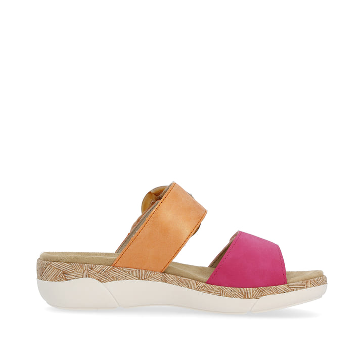 Remonte Artikelnummer R6858-38 remonte Damen Pantoletten apricot-magenta Jubiläumsangebot