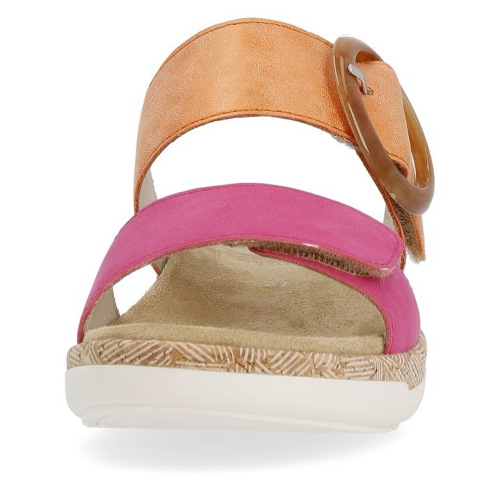 Remonte Artikelnummer R6858-38 remonte Damen Pantoletten apricot-magenta Jubiläumsangebot