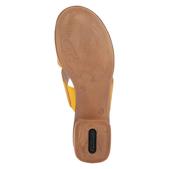 Remonte Artikelnummer R8759-68 remonte Damen Pantoletten zironengelb Lagerräumung