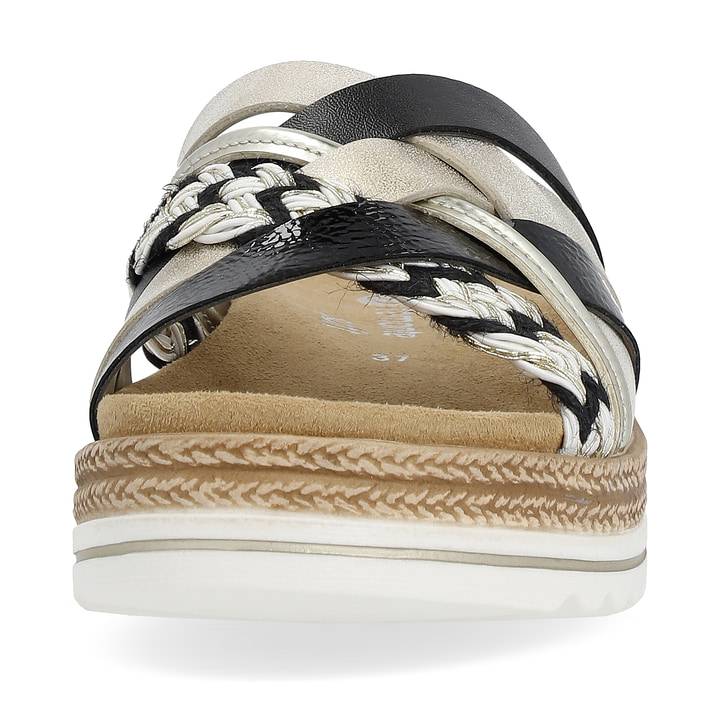 Remonte Artikelnummer D0Q50-02 remonte Damen Pantoletten schwarz-hellbeige Heißer Verkauf