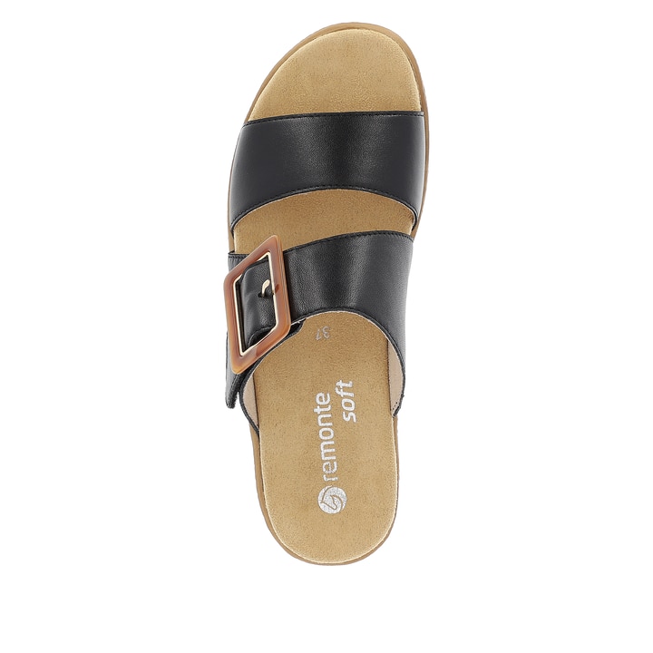 Remonte Artikelnummer D0Q57-00 remonte Damen Pantoletten asphaltschwarz Online Outlet