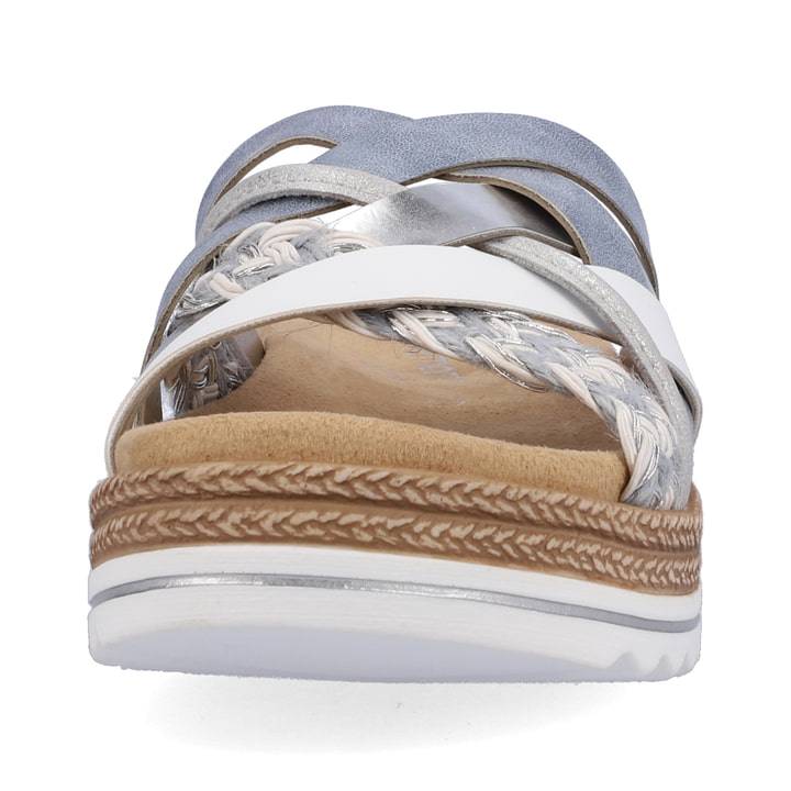 Remonte Artikelnummer D0Q50-12 remonte Damen Pantoletten pastellblau-metallic Kauf eins, bekomm eins gratis