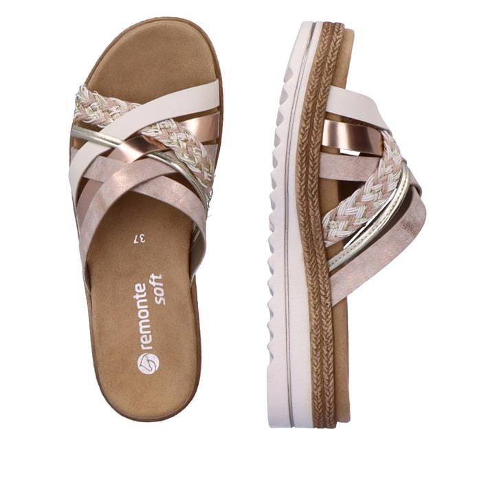 Remonte Artikelnummer D0Q50-31 remonte Damen Pantoletten puderrosa-metallic Begrenzte Freigabe