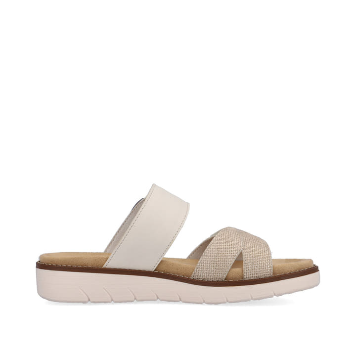 Remonte Artikelnummer D2048-60 remonte Damen Pantoletten beige-metallic Letzte 3 Tage