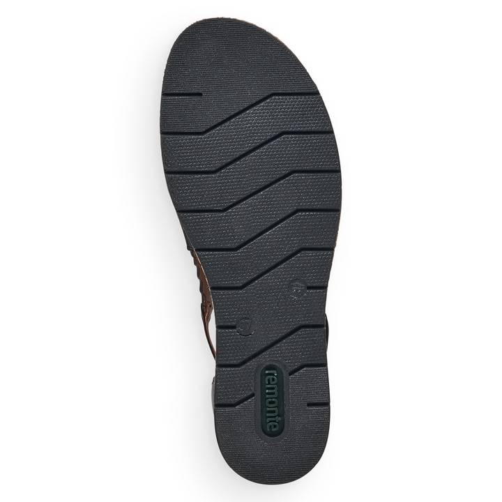 Remonte Artikelnummer D3056-01 remonte Damen Keilsandaletten asphaltschwarz Clearance-Verkauf