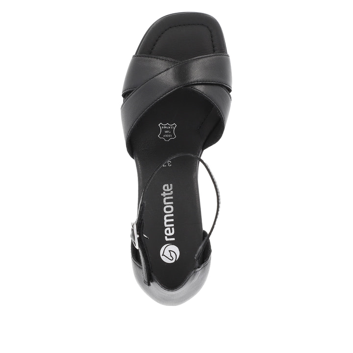 Remonte Artikelnummer D1K50-00 remonte Damen Riemchensandaletten diamantschwarz Outlet