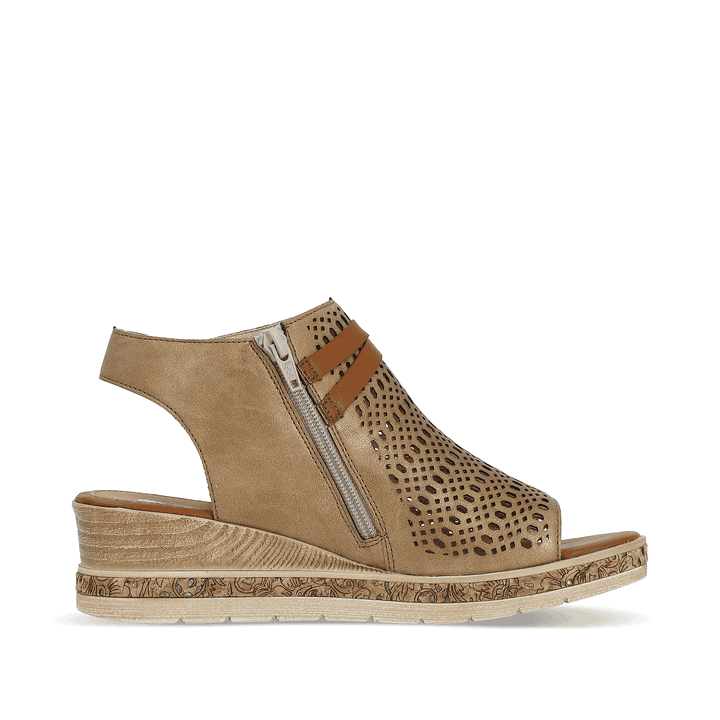 Remonte Artikelnummer D3075-90 remonte Damen Keilsandaletten bronze Angebote