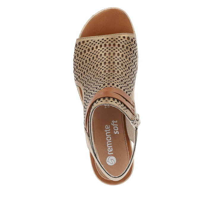 Remonte Artikelnummer D3075-90 remonte Damen Keilsandaletten bronze Angebote