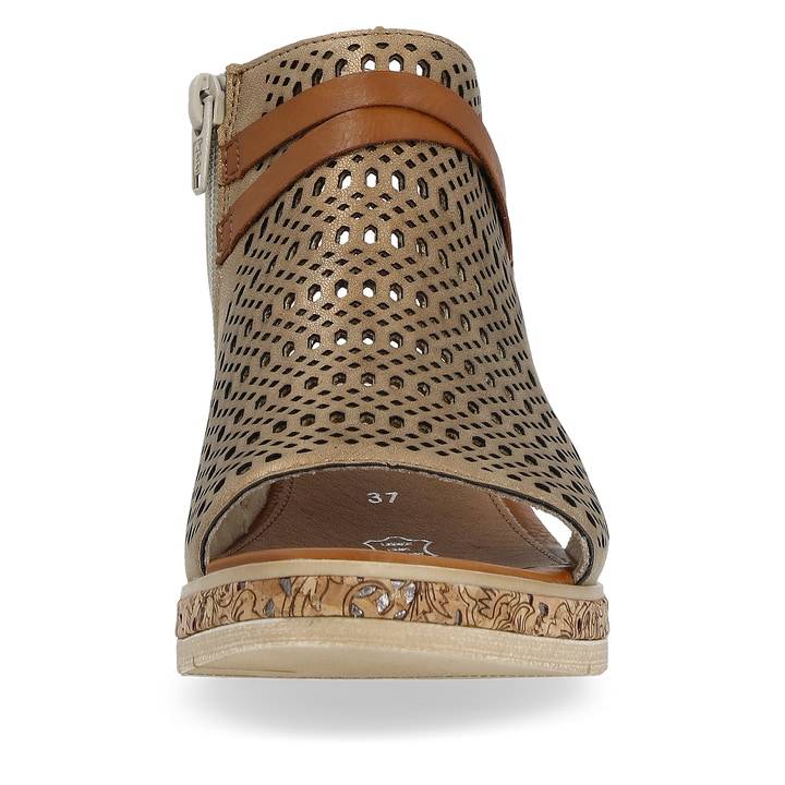 Remonte Artikelnummer D3075-90 remonte Damen Keilsandaletten bronze Angebote