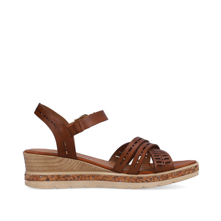 Remonte Artikelnummer D3063-24 remonte Damen Keilsandaletten nussbraun Online Shopping