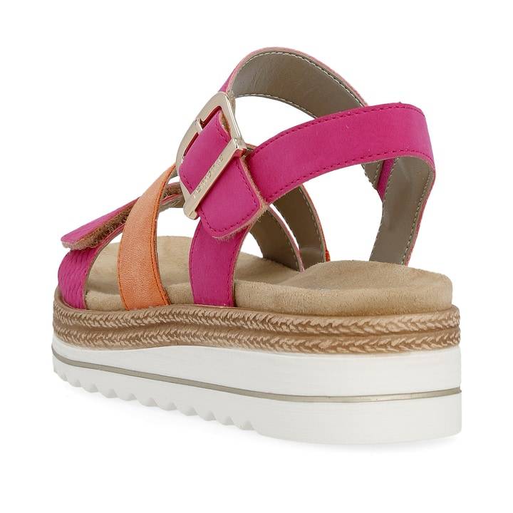 Remonte Artikelnummer D0Q55-31 remonte Damen Riemchensandalen magenta-rostorange Black Friday