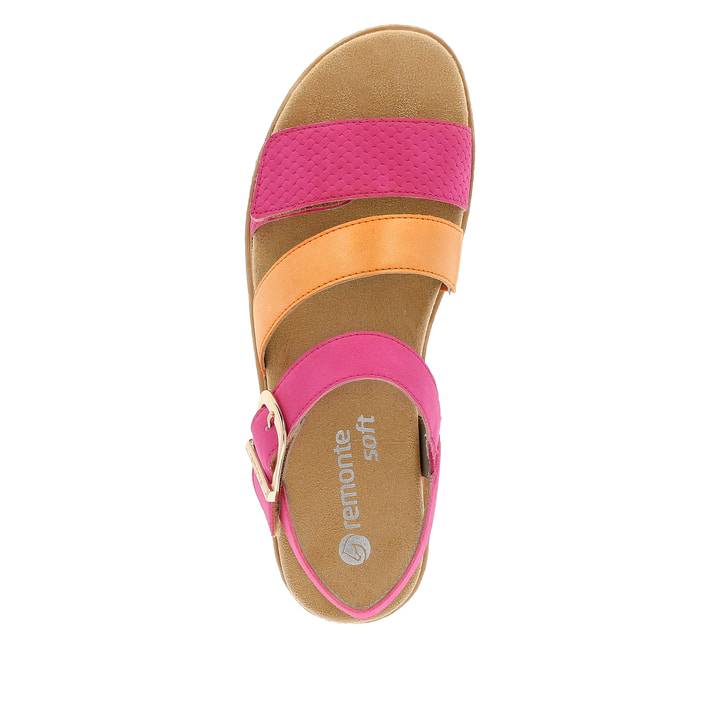Remonte Artikelnummer D0Q55-31 remonte Damen Riemchensandalen magenta-rostorange Black Friday