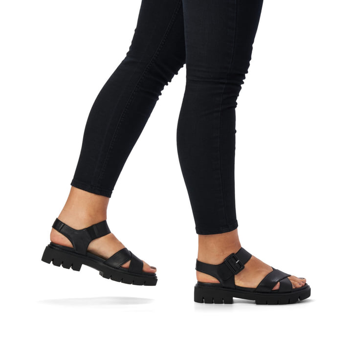Remonte Artikelnummer D7950-00 remonte Damen Riemchensandalen mattschwarz Osterangebot