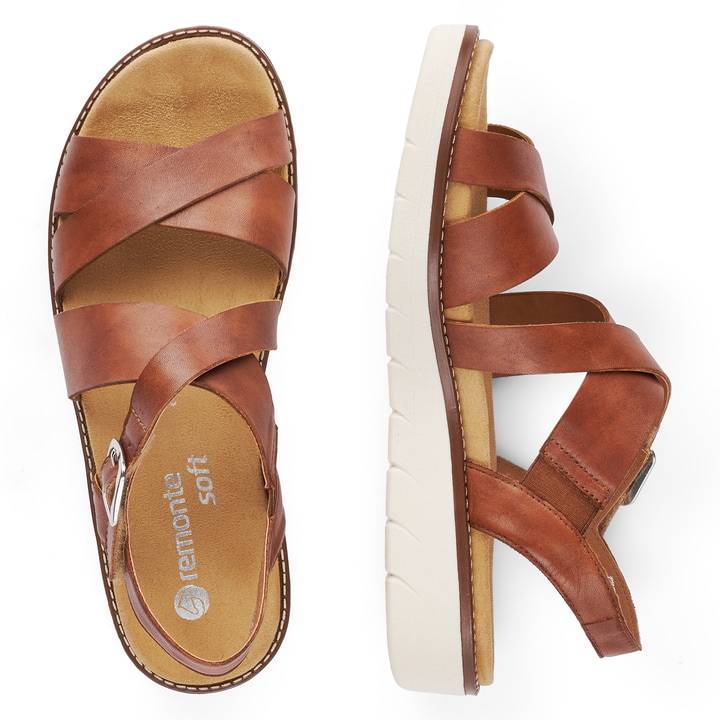 Remonte Artikelnummer D2060-24 remonte Damen Riemchensandalen schokobraun Vatertagsangebot