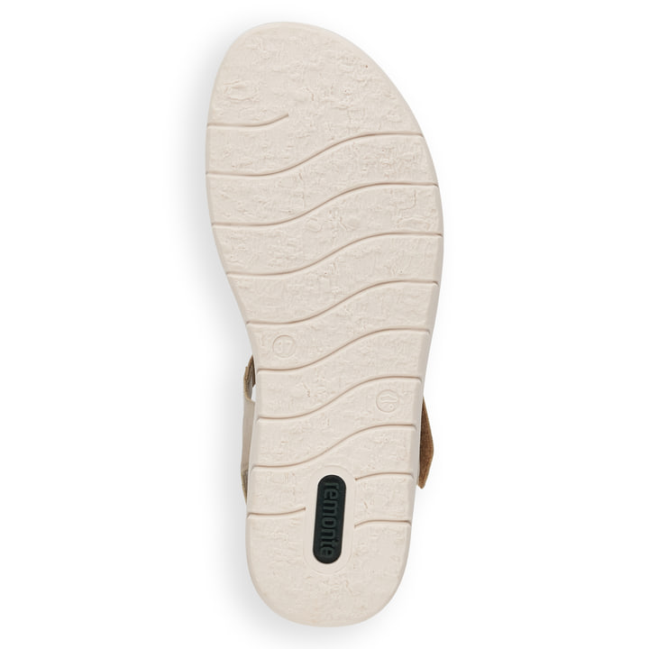 Remonte Artikelnummer D2058-90 remonte Damen Riemchensandalen hellbeige-metallic Valentinstagsangebot