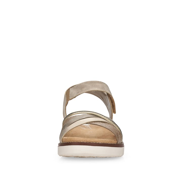 Remonte Artikelnummer D2058-90 remonte Damen Riemchensandalen hellbeige-metallic Valentinstagsangebot