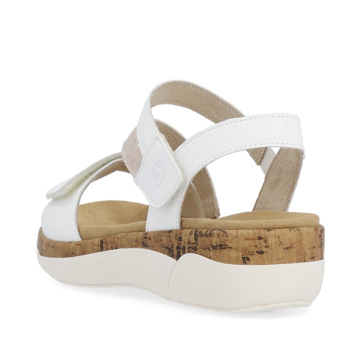 Remonte Artikelnummer R6860-80 remonte Damen Riemchensandalen sternenweiß-metallicrosé Neueste Mode