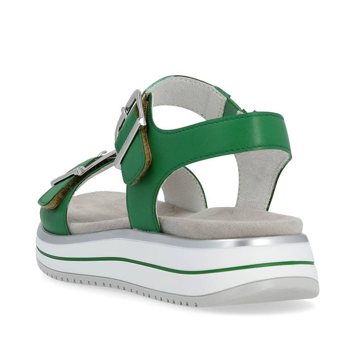 Remonte Artikelnummer D1J51-52 remonte Damen Riemchensandalen smaragdgrün Sonderangebote