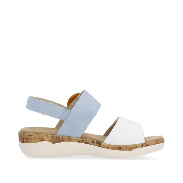 Remonte Artikelnummer R6853-10 remonte Damen Riemchensandalen babyblau-kristallweiß VIP-Rabatte