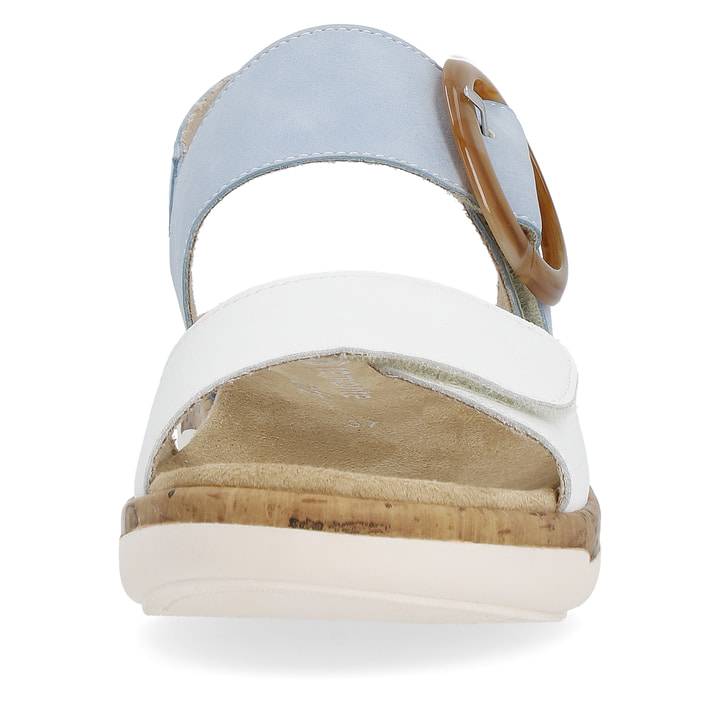 Remonte Artikelnummer R6853-10 remonte Damen Riemchensandalen babyblau-kristallweiß VIP-Rabatte