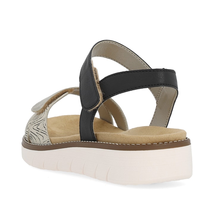 Remonte Artikelnummer D2049-63 remonte Damen Riemchensandalen sandbeige-tiefschwarz Begrenzte Freigabe