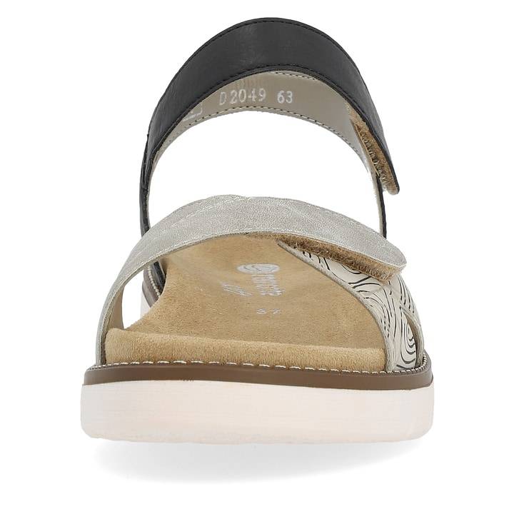 Remonte Artikelnummer D2049-63 remonte Damen Riemchensandalen sandbeige-tiefschwarz Begrenzte Freigabe