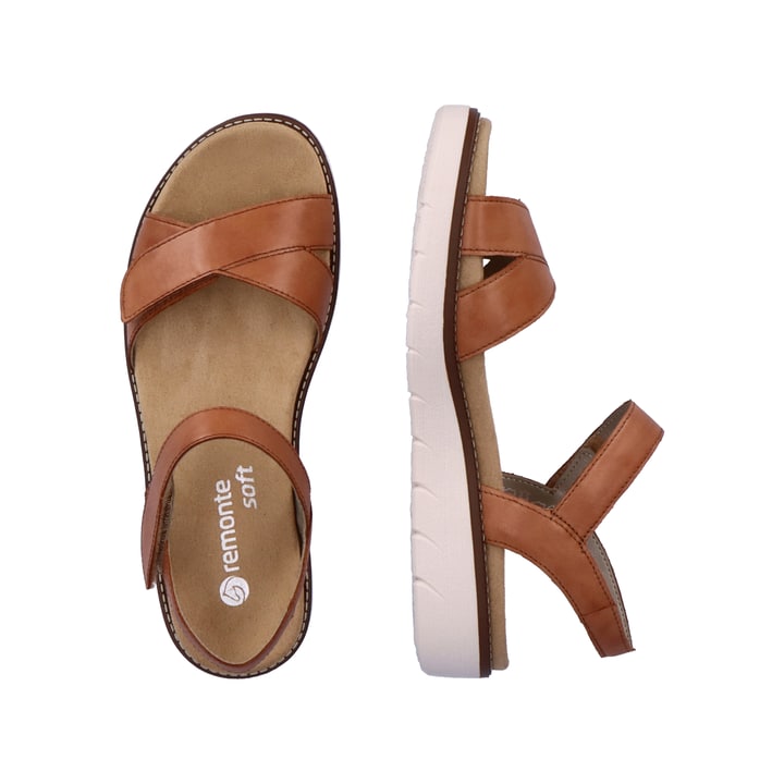 Remonte Artikelnummer D2049-22 remonte Damen Riemchensandalen karamellbraun Bis zu 60% Rabatt