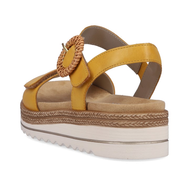 Remonte Artikelnummer D0Q52-68 remonte Damen Riemchensandalen honiggelb Sonderangebot der Fabrik