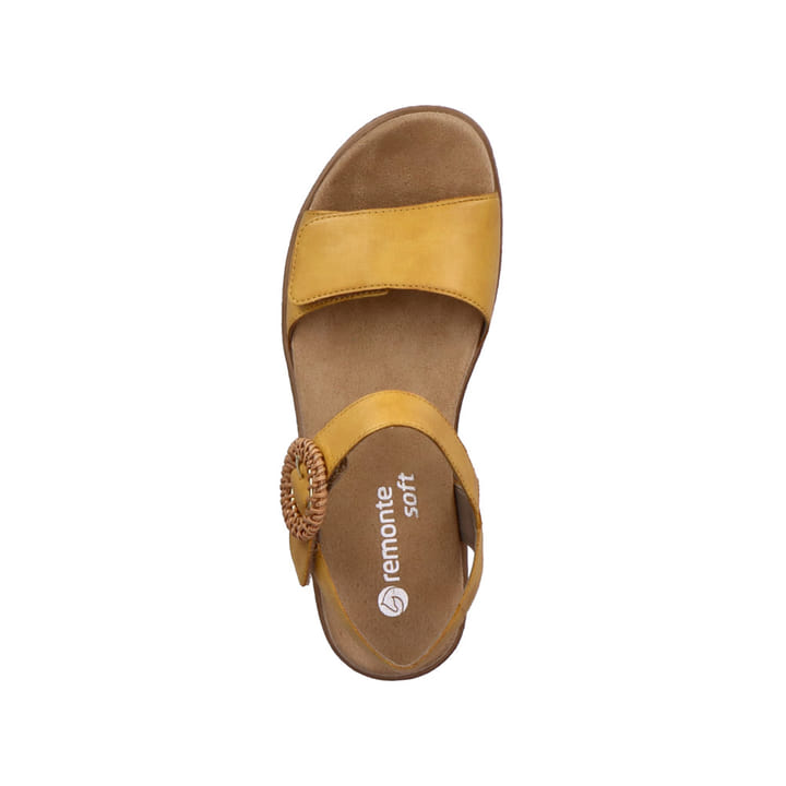Remonte Artikelnummer D0Q52-68 remonte Damen Riemchensandalen honiggelb Sonderangebot der Fabrik