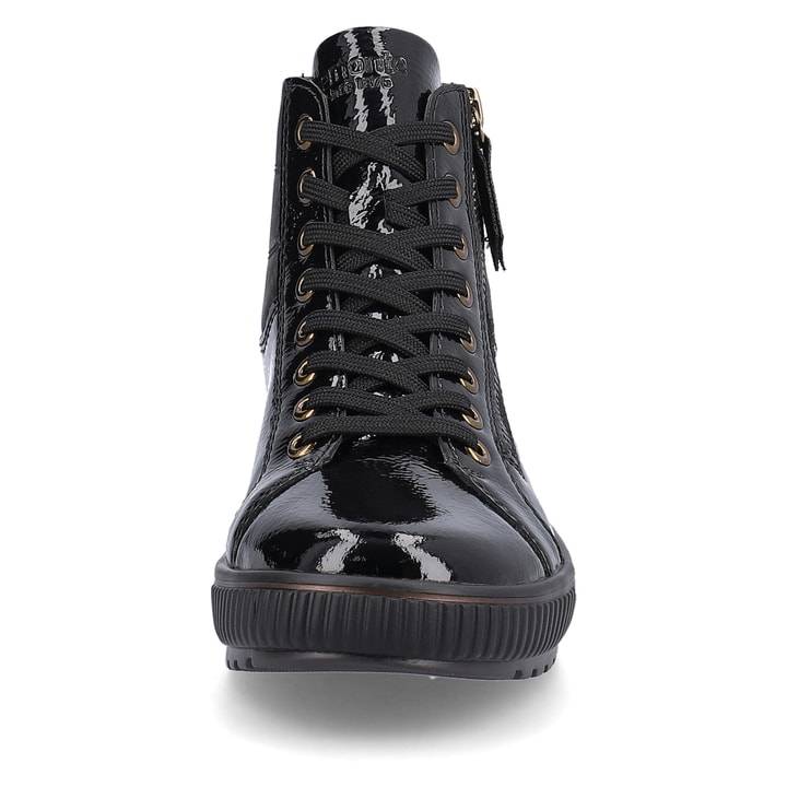 Remonte Artikelnummer D0775-01 remonte Damen Schnürschuhe schwarz-metallic Clearance-Verkauf