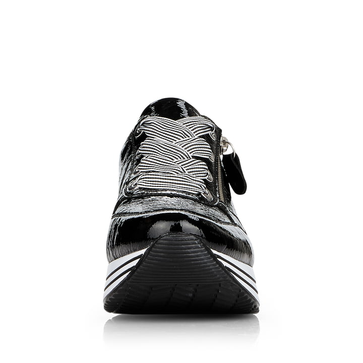 Remonte Artikelnummer D1302-02 remonte Damen Sneaker glanzschwarz Fabrikladen