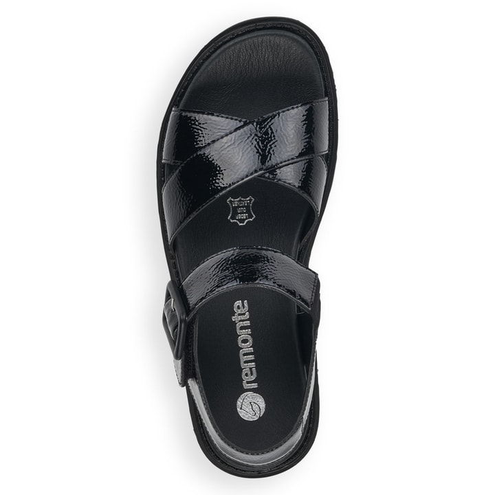 Remonte Artikelnummer D7950-01 remonte Damen Riemchensandalen glanzschwarz Begrenzt auf 3 Tage