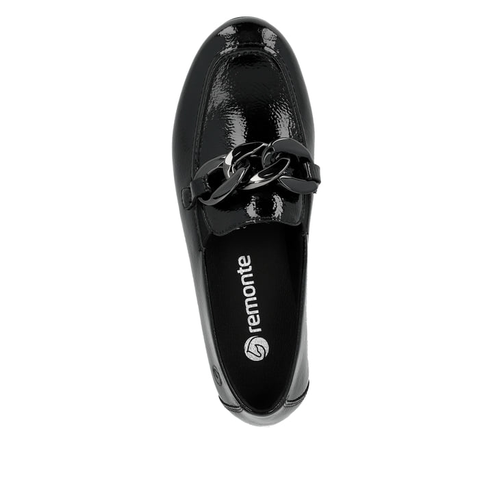 Remonte Artikelnummer D0K00-01 remonte Damen Loafers glanzschwarz 50% Rabatt für begrenzte Zeit