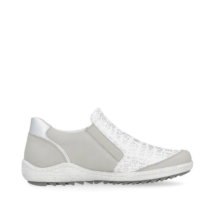 Remonte Artikelnummer R1428-80 remonte Damen Slipper silberweiß-asphaltgrau Verkauf