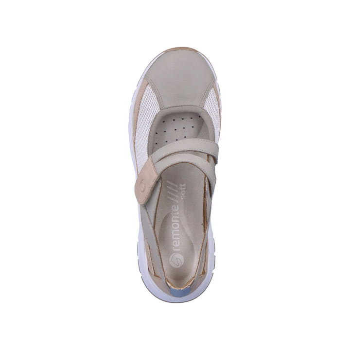 Remonte Artikelnummer D0G08-40 remonte Damen Slipper mondgrau-altrosa Schlussverkauf