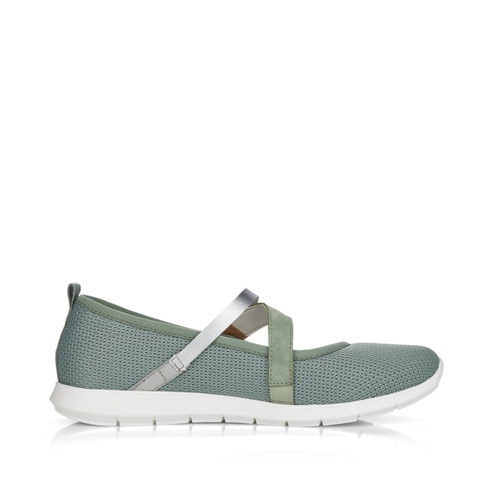 Remonte Artikelnummer R7104-52 remonte Damen Ballerinas grüngrau Günstiger Verkauf